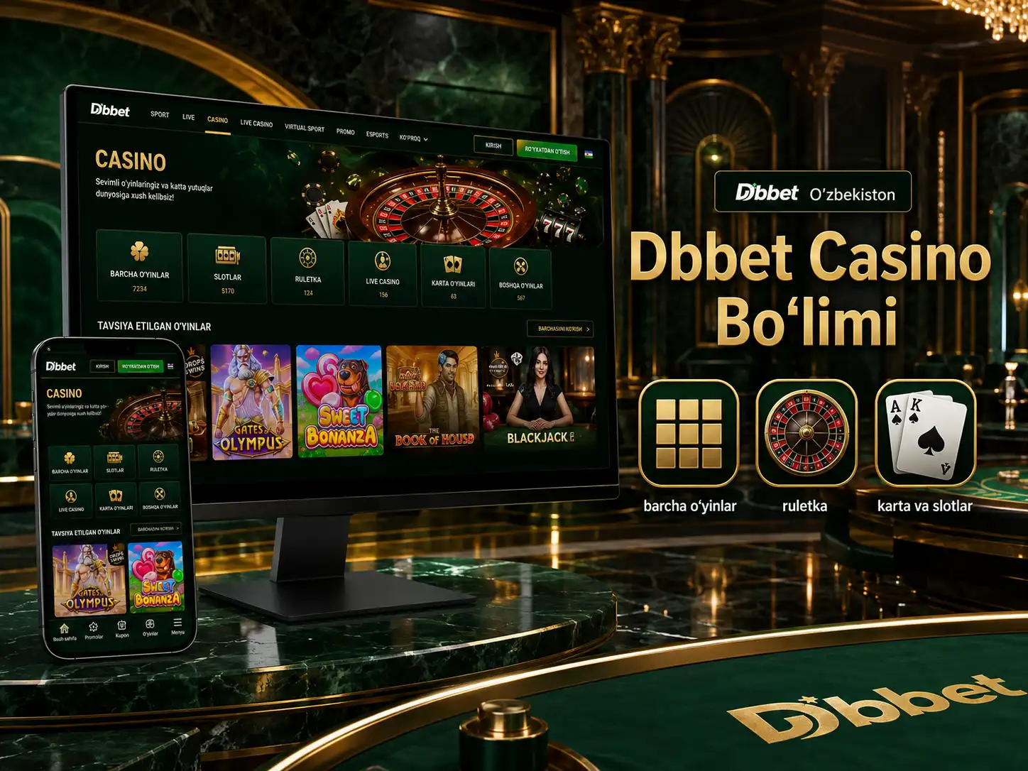 Dbbet Casino Bo‘limi