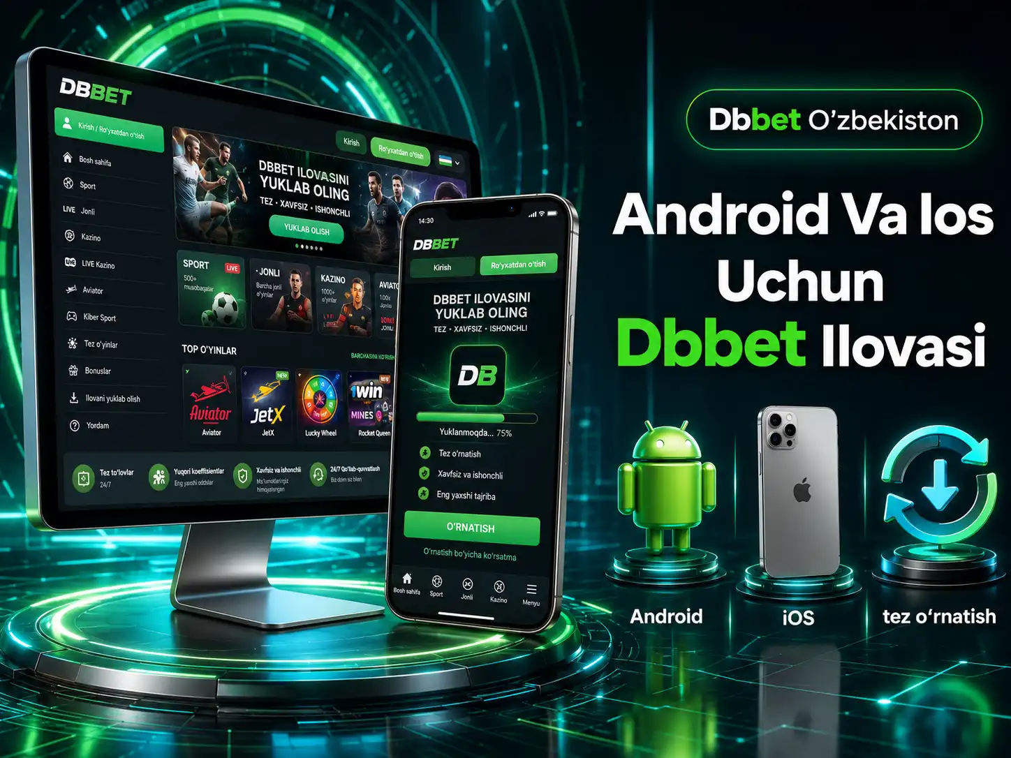Android Va Ios Uchun Dbbet Ilovasi